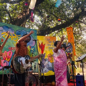 ঢাবি বটতলায় সমগীতের বসন্ত উৎসব 