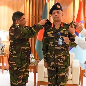 সশস্ত্র বাহিনী বিভাগের নতুন প্রিন্সিপাল স্টাফ অফিসারের দায়িত্ব গ্রহণ