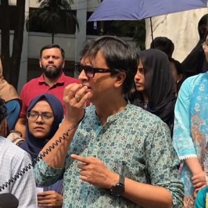 ধর্ষণ-হত্যা-সহিংসতার বিরুদ্ধে ঢাবিতে প্রতিবাদ সমাবেশ