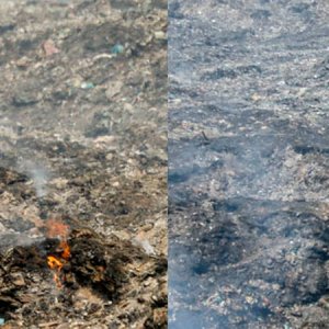 বর্জ্য পোড়ানোর বিষাক্ত ধোঁয়া আর দুর্গন্ধে দিশেহারা নগরবাসী