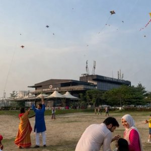 ঢাকা বোট ক্লাবে ঘুড়ি উৎসব অনুষ্ঠিত