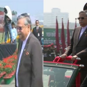 ১৮ বছর পর স্বাধীনতা দিবসে রাষ্ট্রীয় কুচকাওয়াজ, অংশ নিলেন রাষ্ট্রপতি ও প্রধানমন্ত্রী