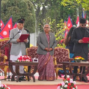 নেপালের কনিষ্ঠ সরকারপ্রধান হিসেবে শপথ নিলেন বালেন শাহ