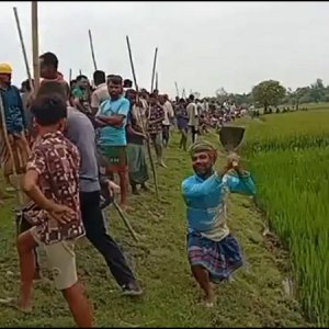 সুনামগঞ্জে হাওরের বাঁধ কাটা নিয়ে সংঘর্ষ, ১৪৪ ধারা জারি