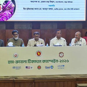 সমন্বিত উদ্যোগের মাধ্যমে হাম নিয়ন্ত্রণ সম্ভব: স্বাস্থ্যমন্ত্রী