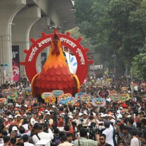 প্রাণের উচ্ছাসে বর্ষবরণ 