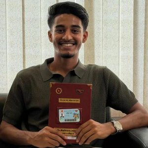 ক্রীড়া ভাতা ও কার্ড পেয়ে মোরসালিন, ‘সেরাটা দিতে উৎসাহিত করবে’