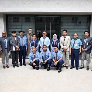 প্রধানমন্ত্রীর সঙ্গে স্কাউটের কার্যনির্বাহী কমিটির সাক্ষাৎ