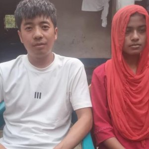 কুষ্টিয়ায় এসে বিয়ে করলেন চীনা যুবক, বললেন ‘স্ত্রীকে চীনে নিয়ে যেতে চাই’