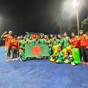 হংকং চায়নাকে হারিয়ে প্রথমবার এশিয়ান গেমসে বাংলাদেশের মেয়েরা