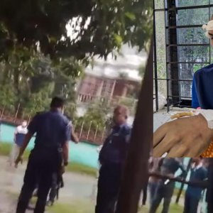 পুলিশের সামনে শিবির নেতাদের ওপর ছাত্রদলের হামলার অভিযোগ