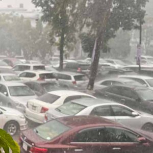 রাজধানীতে আবারও মুষলধারে বৃষ্টি