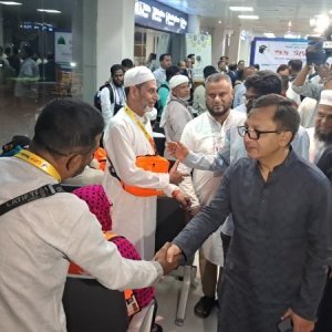 সিলেট-মদিনা সরাসরি হজ ফ্লাইট উদ্বোধন