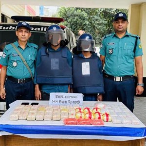 কক্সবাজার থেকে অ্যাম্বুলেন্সে ঢাকায় আসছিল ১ লাখ ৫ হাজার ইয়াবা