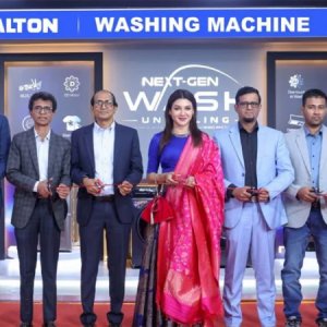 এআই প্রযুক্তির স্মার্ট ওয়াশিং মেশিন আনলো ওয়ালটন