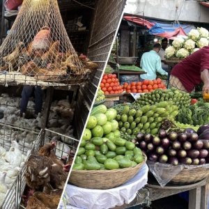 সবজির দাম চড়া, স্বস্তি নেই ডিম-পেঁয়াজেও 