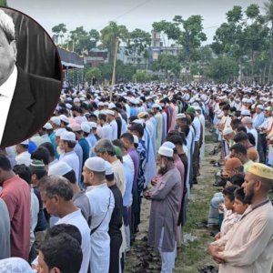 বাবার কবরের পাশে চিরশয্যায় সাবেক প্রতিমন্ত্রী সিনহা