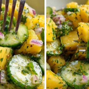 আনারস-শসার সালাদ