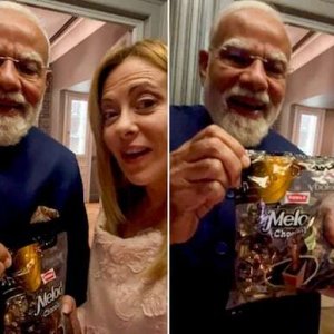 মেলোনি-মোদির ভাইরাল মুহূর্ত নিয়ে ‘মেলোডি’ ঝড়