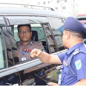 ঈদযাত্রা: মহাসড়ক পরিদর্শনে আইজিপি