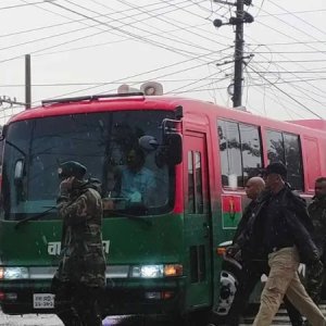 ত্রিশালে পৌঁছেছেন প্রধানমন্ত্রী