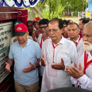 ময়মনসিংহে খাল পুনর্খনন কর্মসূচি উদ্বোধন করলেন প্রধানমন্ত্রী