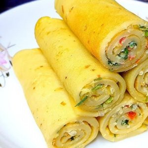 পাঁচমিশালি সবজি আর ডিমের পুর