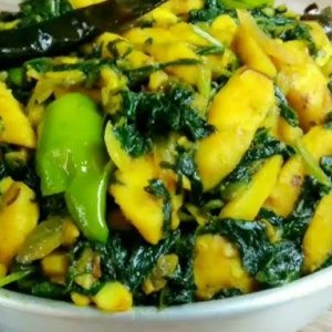কাঁঠাল বিচি ও পাটশাক ভাজা, গ্রামবাংলার স্বাদের পুষ্টিকর পদ