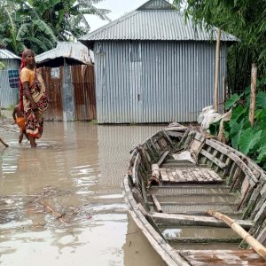 কুড়িগ্রামে সব নদীর পানি কমছে, বন্যা পরিস্থিতির উন্নতি