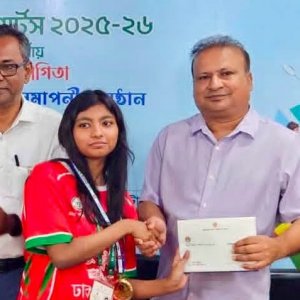 নতুন কুঁড়ি স্পোর্টসে অপরাজিত চ্যাম্পিয়ন খুশবু