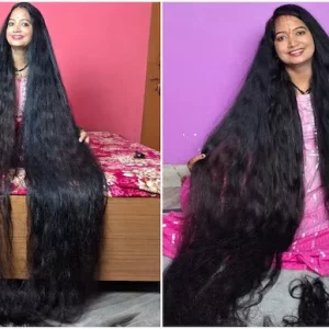 প্রায় ৯ ফুট লম্বা চুলে গিনেস ওয়ার্ল্ড রেকর্ড গড়লেন ভারতের রেণু