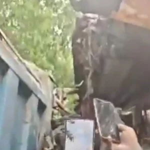 ওভারটেক করতে গিয়ে বাস-ট্রাকের সংঘর্ষে নিহত ৩
