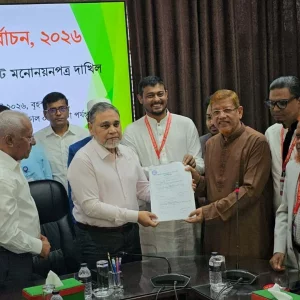 রাষ্ট্রপতি পদে অলি আহমদের মনোনয়নপত্র জমা দিলো জামায়াত জোট