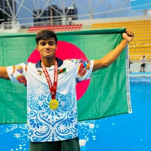 থাইল্যান্ডে সামিউলের স্বর্ণ জয়