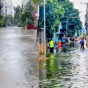 প্রবল বৃষ্টিতে চট্টগ্রামে জলাবদ্ধতা, নগরবাসীর দুর্ভোগ