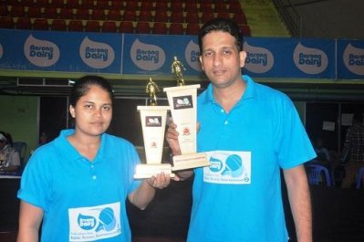 Womens Singls Champion Rahima Akter & Mens Singls Champion  Manas Chowdhury