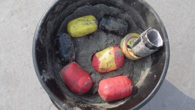 র&zwnj;্যাবের উদ্ধার করা বিস্ফোরক