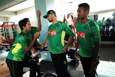 মাশরাফিদের অনুশীলন 