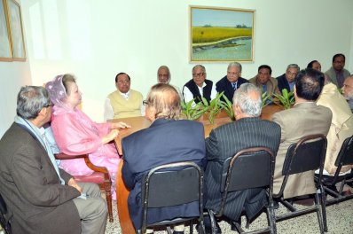 সমাবেশ উপলক্ষে বিএনপির শীর্ষ নেতাদের বৈঠক