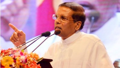 শ্রীলঙ্কার প্রেসিডেন্ট মৈত্রীপালা শিরিসেনা