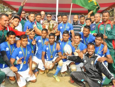 ওয়ালটন রাগবির শিরোপা জিতেছে সেনাবাহিনী ও ঢাকা