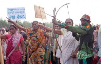 প্রতিবাদে মুখর হাজার হাজার চা শ্রমিক