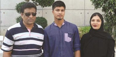 নুরুল হাসান সোহান ও তার বাবা-মা