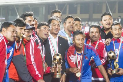 ভূমিকম্পে নিহতদের প্রতি শিরোপা উৎসর্গ করলো নেপাল