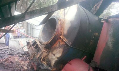 গাজীপুরে বয়লার বিস্ফোরণস্থল
