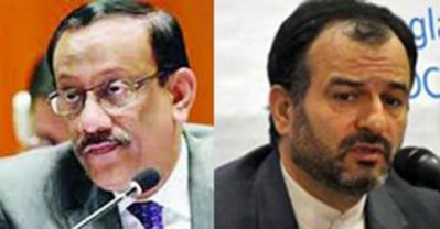 পররাষ্ট্র সচিব এম শহীদুল হক ও ইরানের রাষ্ট্রদূত আব্বাস ভায়েজি