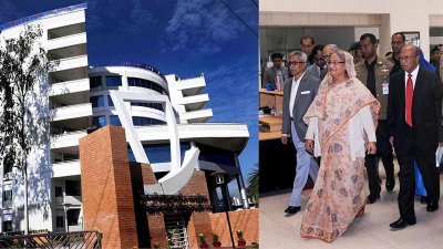 মায়ের নামে প্রতিষ্ঠিত হাসপাতালে প্রধানমন্ত্রী শেখ হাসিনা