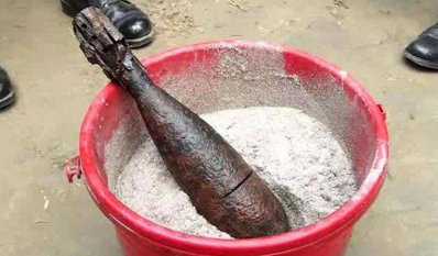 মুক্তিযুদ্ধে অবিস্ফোরিত মর্টার শেল উল্লাপাড়ায় উদ্ধার