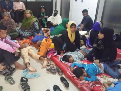 হাসপাতালে ক্যানসার আক্রান্ত শিশুসহ স্বজনরা ৩