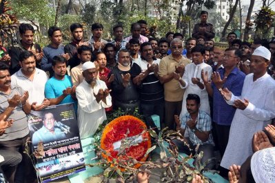 সাব্বির আলম খন্দকারের মৃত্যুবার্ষিকীর অনুষ্ঠানে মিলাদ মাহফিল